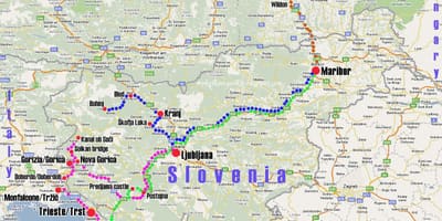 Koper porta Eslovénia mapa