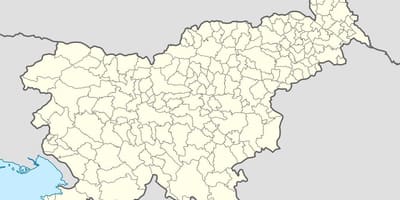 Eslovénia mapa de localização